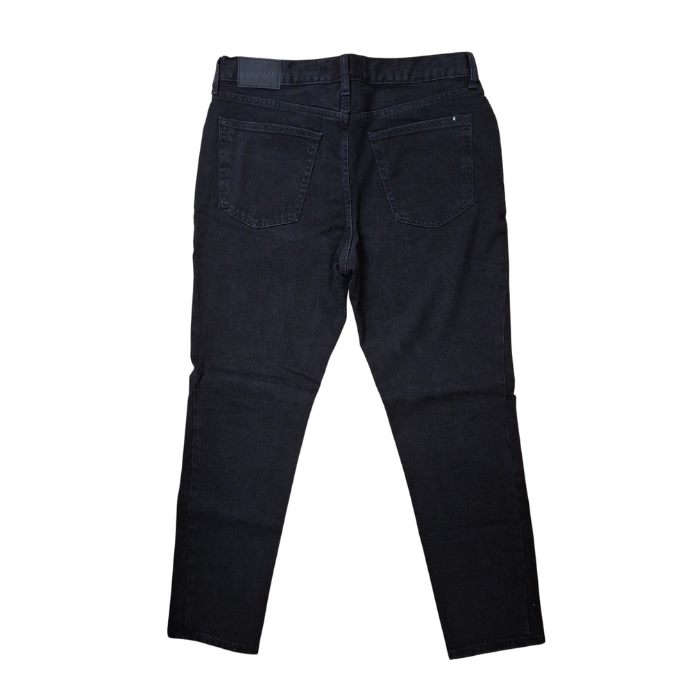 Everlane Mens Slim Fit Jean Organic Cotton Black Denim Pants 32 x 30 - Picture 3 of 4